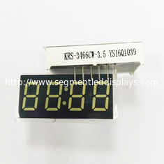 4 Digit 7 Segmen Tampilan Jam Mini Led 0.36 Inch Anoda Putih