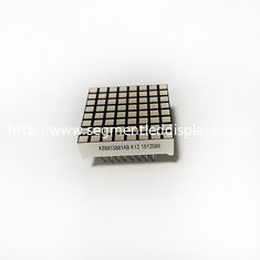 1.3 Inch Square 4mm Dot Matrix Modul Tampilan LED 8X8 Warna Biru