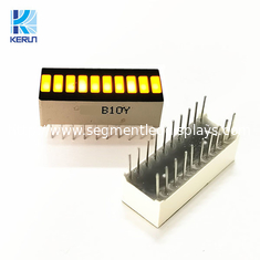 SGS Yellow 10 Segment LED Bar Display Untuk Peralatan Industri