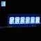 Warna Putih 14 Segmen LED Display 6 Digit 0.4 Inch Alphanumeric Displays